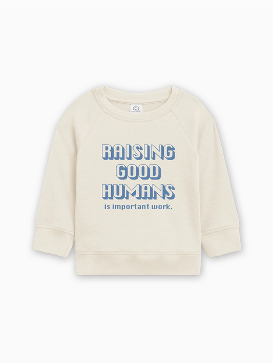 GOOD HUMANS toddler pullover